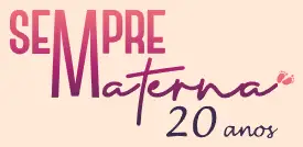 Logo de 20 anos da Sempre Materna